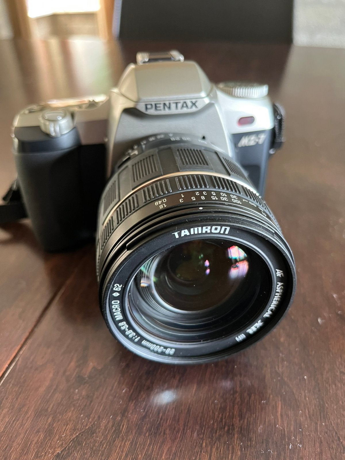 Pentax MZ7 camera met Tamron lens, Ophalen of Verzenden, Gebruikt, Spiegelreflex, Pentax