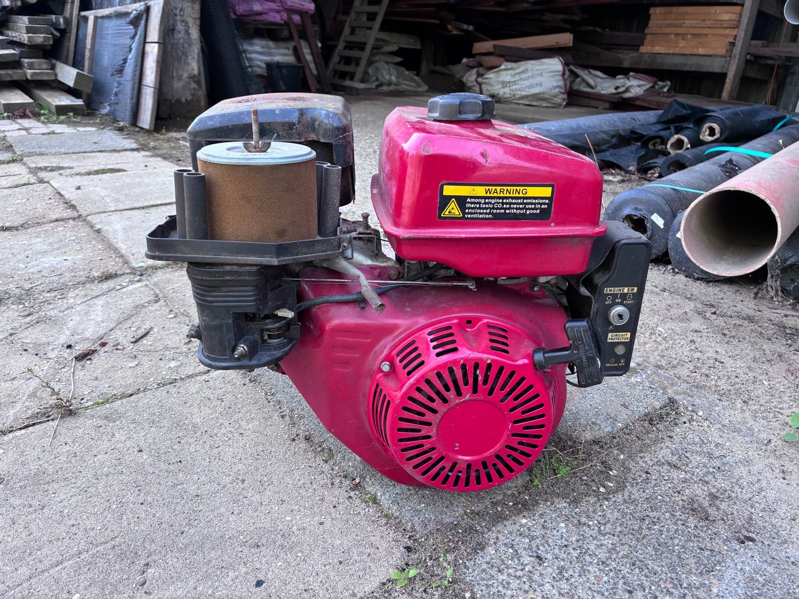 Imitatie Honda GX390 Motor - Decompresseur defect, Ophalen, Gebruikt, Benzinemotor