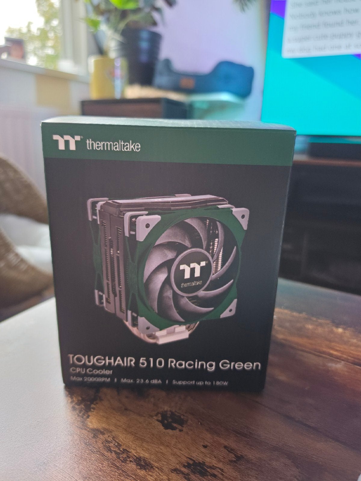 Thermaltake TOUGHAIR 510 Racing Green – CPU-koeler, Ophalen, Luchtkoeling