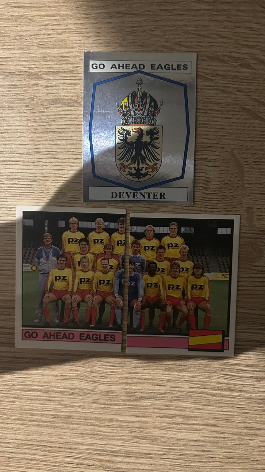 Panini Voetbal 88 plaatkes Go Ahead Eagles 3x, Verzenden, Zo goed als nieuw, Meerdere plaatjes
