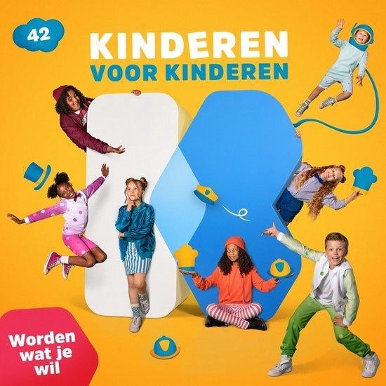 CD Kinderen Voor Kinderen - Worden Wat Je Wil (42), Cd's en Dvd's, Ophalen of Verzenden, Zo goed als nieuw, Muziek, 6 tot 9 jaar