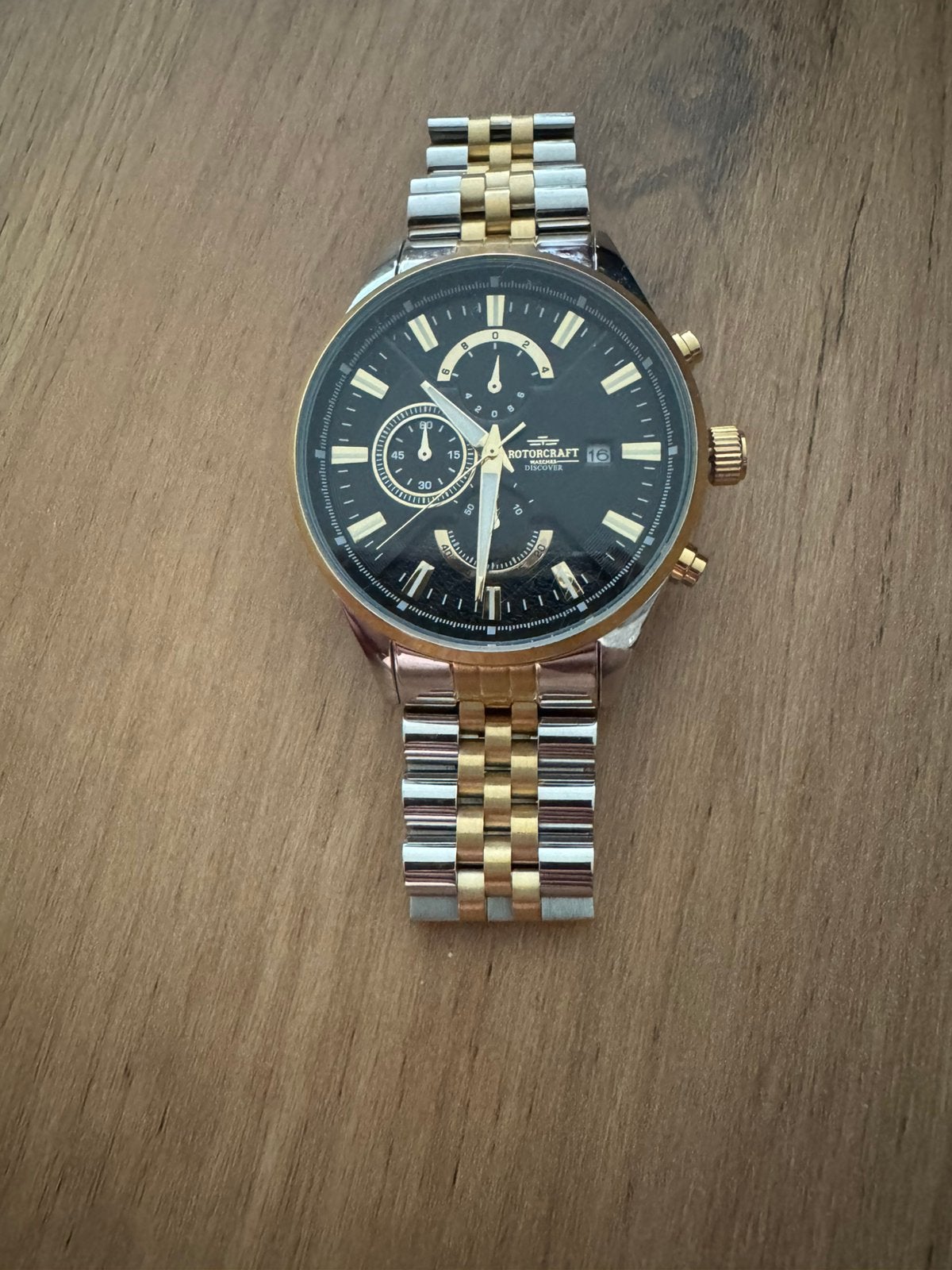 Nieuw! Rotorcraft DISCOVER RC4803 CHRONO nieuwprijs 419euro!, Sieraden, Tassen en Uiterlijk, Horloges | Heren, Ophalen of Verzenden