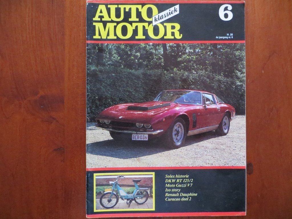 Auto Motor Klassiek 6 1988 Solex historie, DKW RT 125/2, Ophalen of Verzenden, Nieuw, Renault