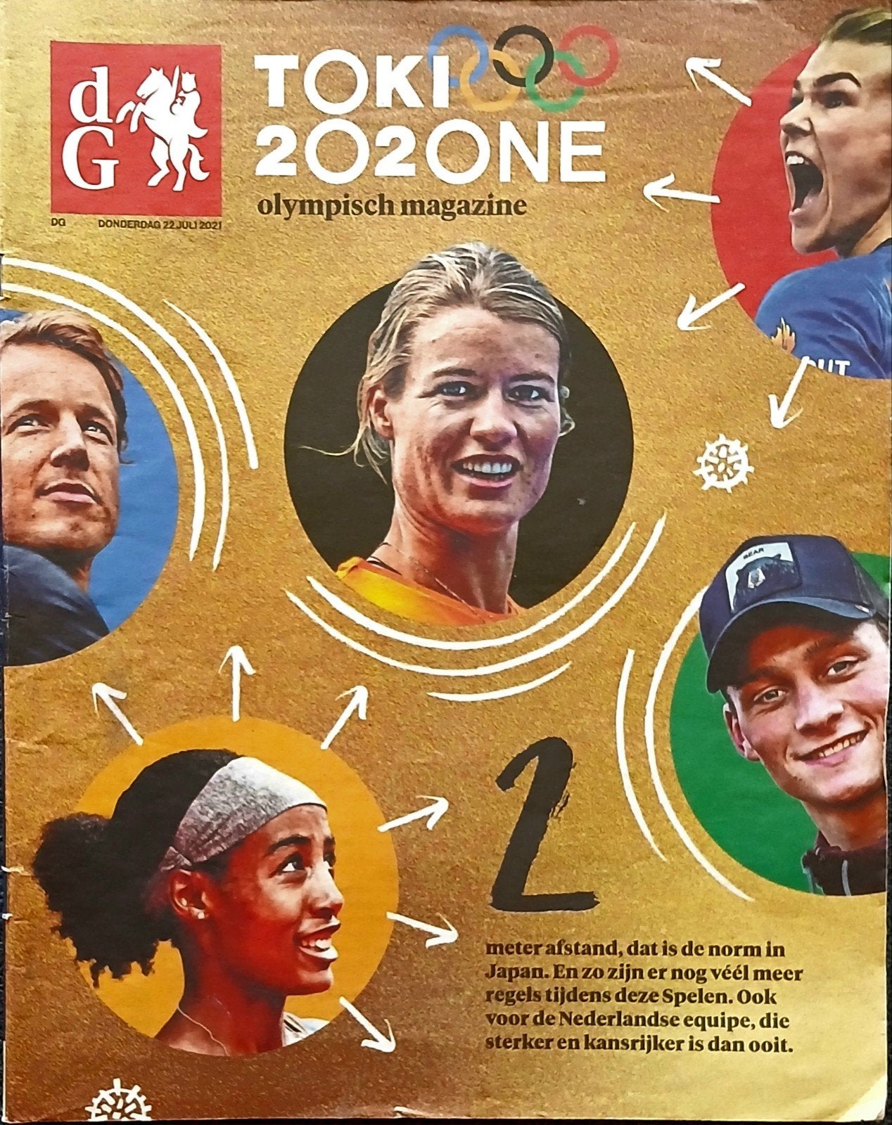 Olympisch Magazine Tokio 2020/2021 - Sportnieuws, Ophalen of Verzenden, Zo goed als nieuw, Diverse journalisten, Lopen en Fietsen