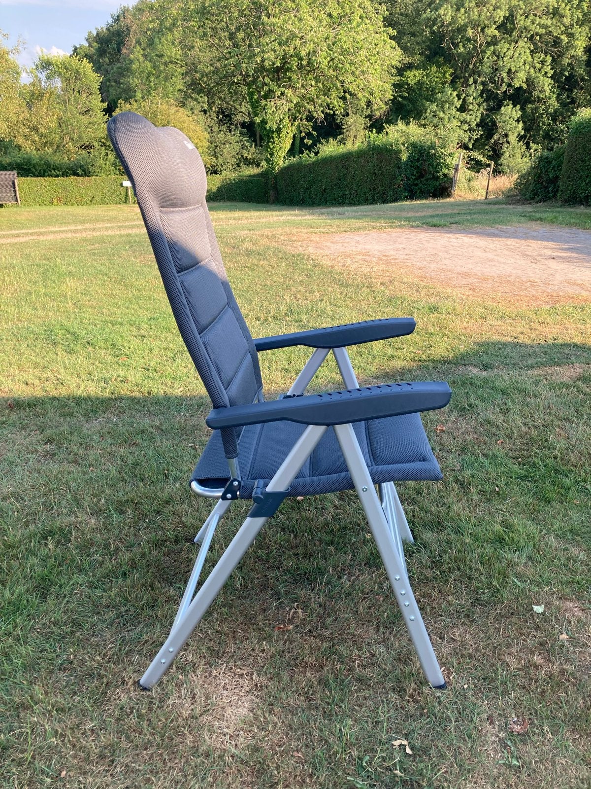 Dukdalf SUBLIME campingstoel anthracite - Z.G.A.N., Caravans en Kamperen, Ophalen, Zo goed als nieuw, Campingstoel