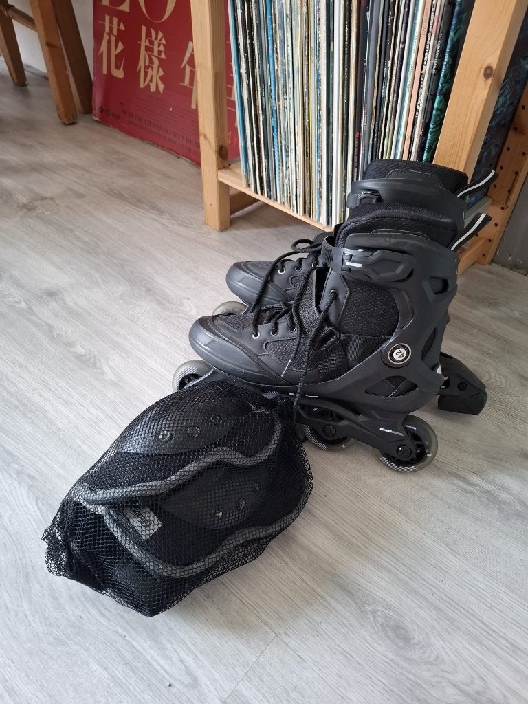 Inlineskates Oxelo Maat 42, Sport en Fitness, Skeelers, Zo goed als nieuw, Inline skates 4 wielen, Dames, Ophalen