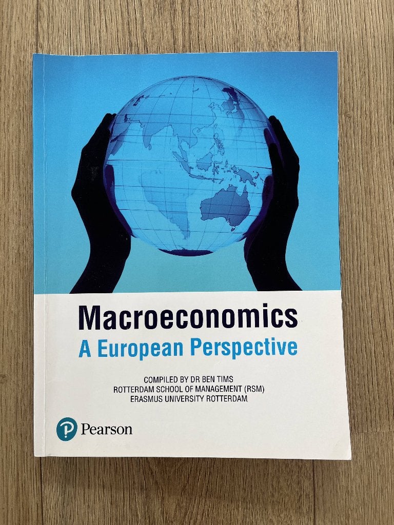 Macroeconomics: A European Perspective, Ophalen of Verzenden, Zo goed als nieuw, Economie en Marketing, Bert Smits