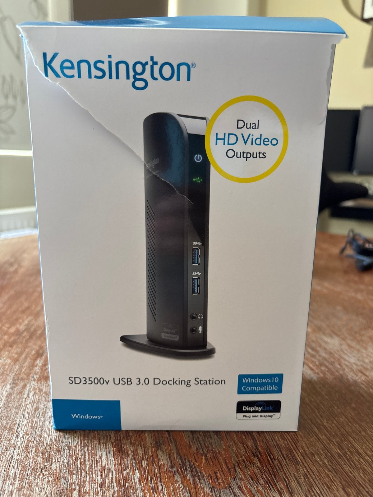 Kensington SD3500v USB 3.0 Docking Station (originele verpak, Ophalen, Zo goed als nieuw, Docking station, Laptop