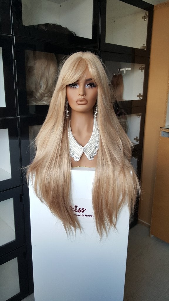 Pruik Pony/Lok: Gemixt Blond - Stijl - Lang, Ophalen, Nieuw, Pruik of Haarverlenging