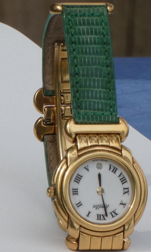 Jean D'eve horloge, Overige merken, Leer, Staal, Polshorloge
