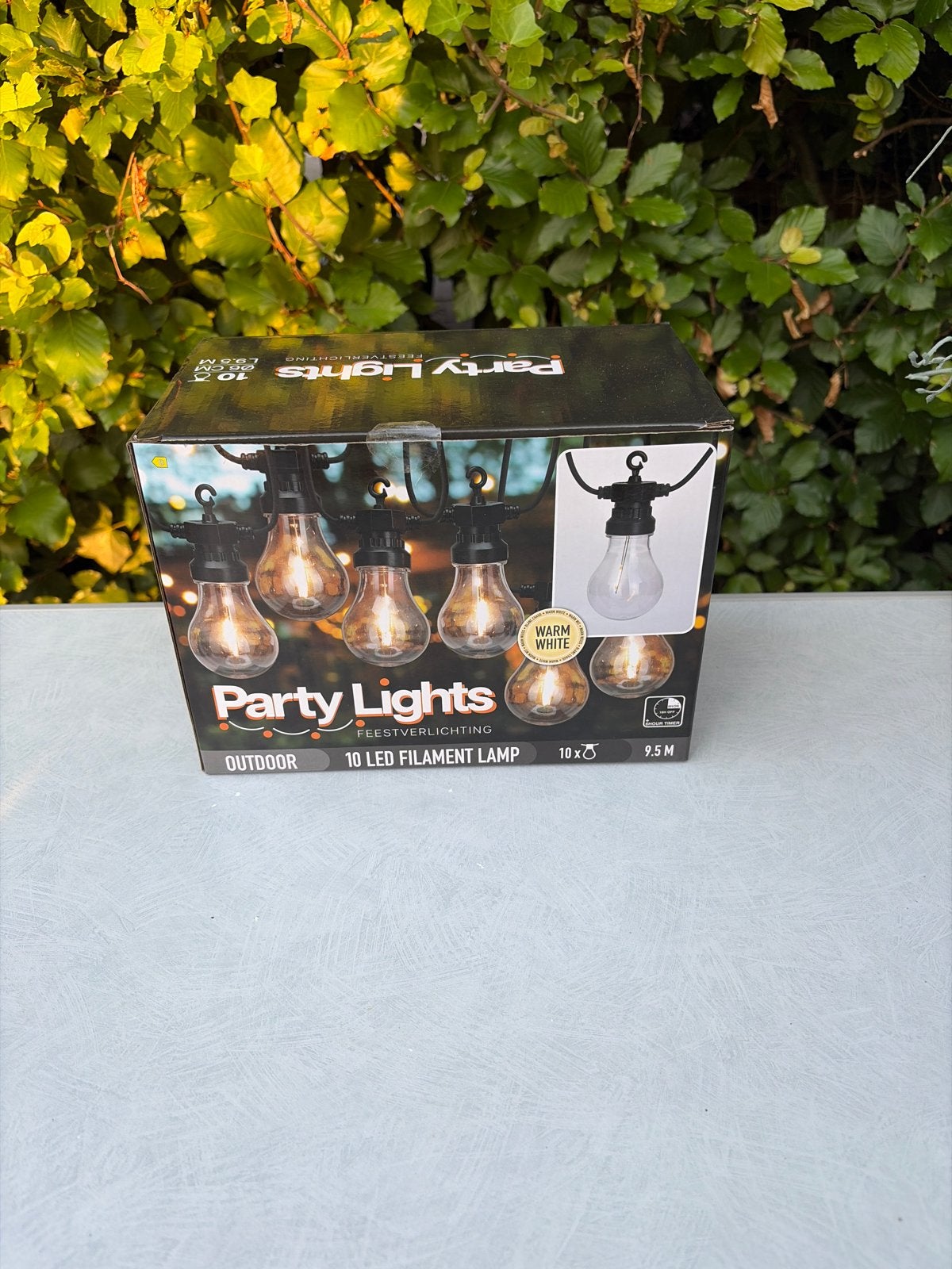 Party Lights Feestverlichting - 10 LED Filament Lampen, Ophalen, Kunststof, Minder dan 50 watt, Overige typen