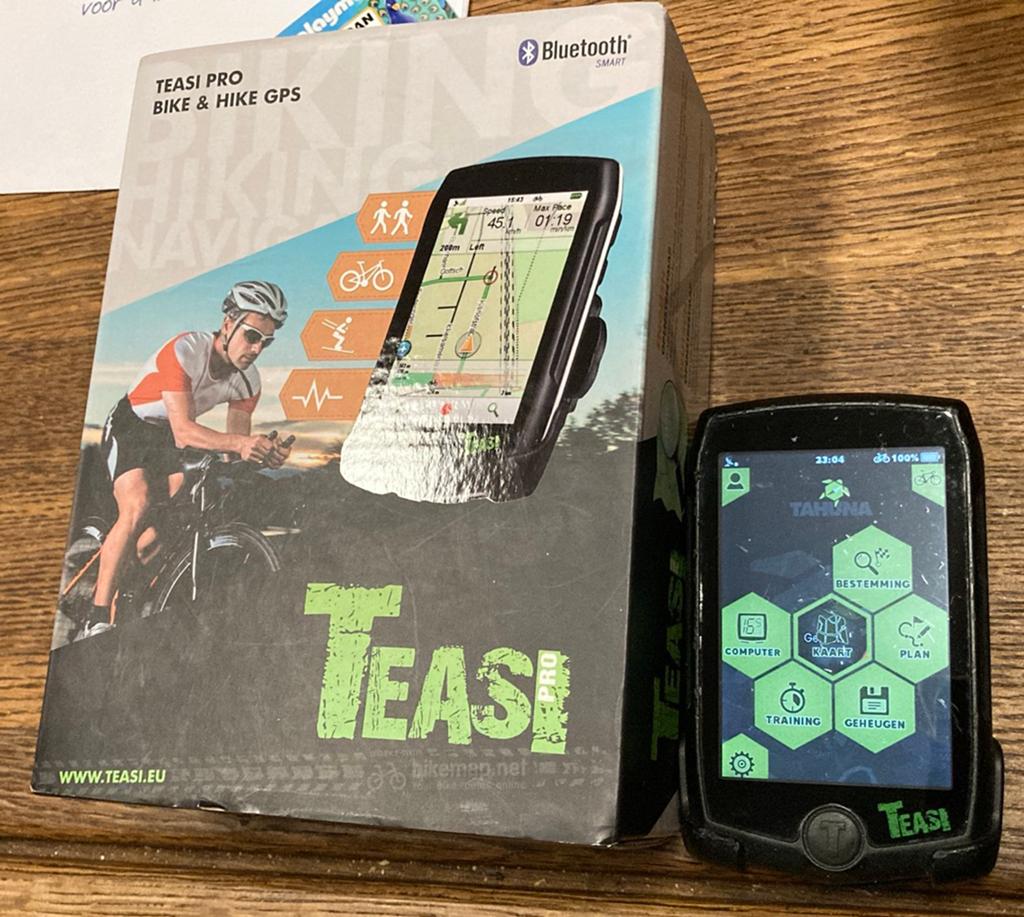 Teasi fiets computer, Fietsen en Brommers, Fietsaccessoires | Fietscomputers, Ophalen of Verzenden, Draadloos, Gebruikt
