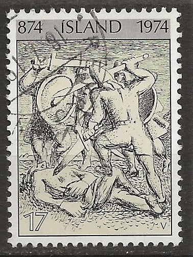 IJsland, Postzegels en Munten, Ophalen of Verzenden, IJsland, Gestempeld