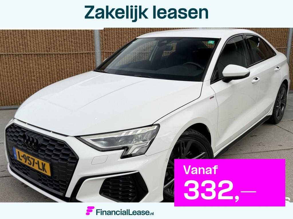 Audi A3 Limousine 30 TFSI S edition Automaat | Stoelverwarmi, Gebruikt, Wit, Bedrijf, 3 cilinders