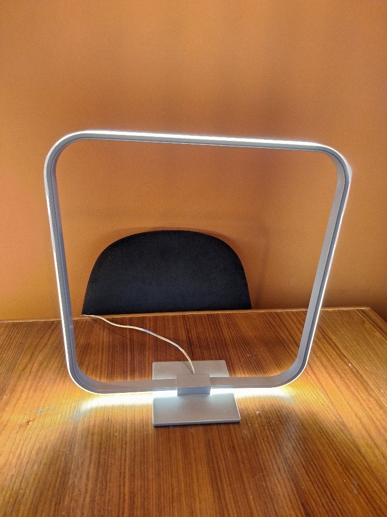 Tafel lamp LED vierkant, Led-lamp, Gebruikt, Met schakelaar, Overige fittingen