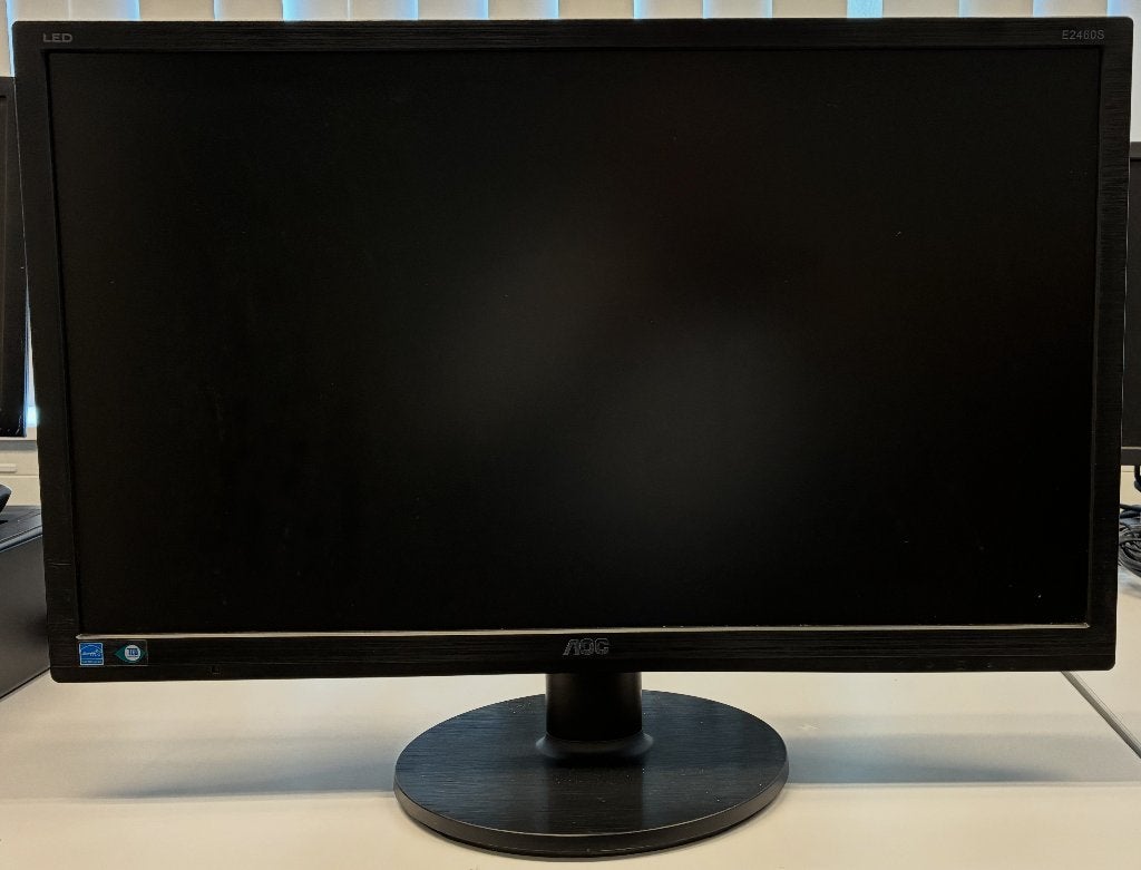 AOC E2460S 24 inch Full HD monitor, Computers en Software, Monitoren, Gebruikt, Ingebouwde speakers, Aoc, Full HD
