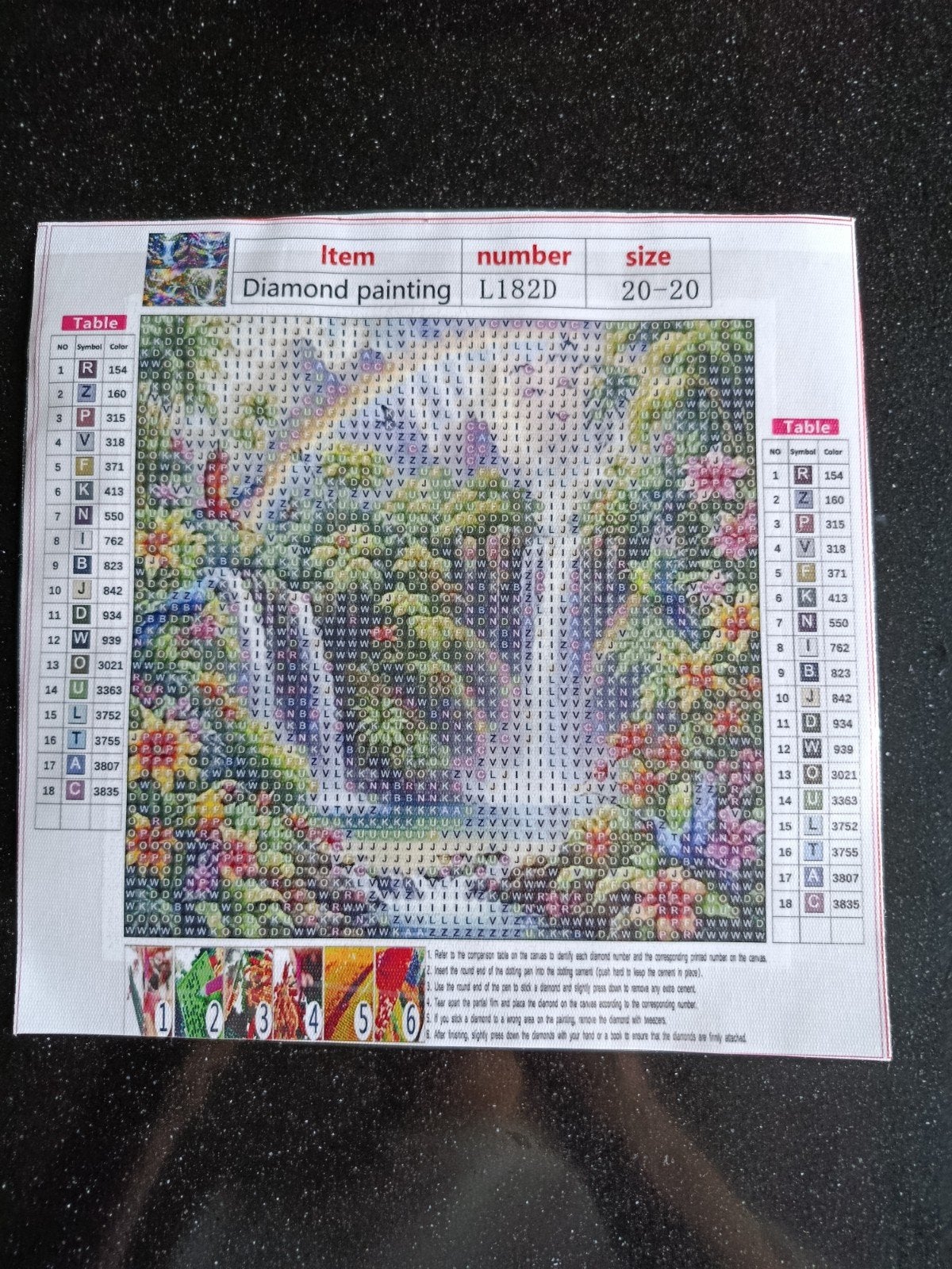 Diamant painting,, Overige thema's, Diamond painting, Nieuw, Meerkleurig