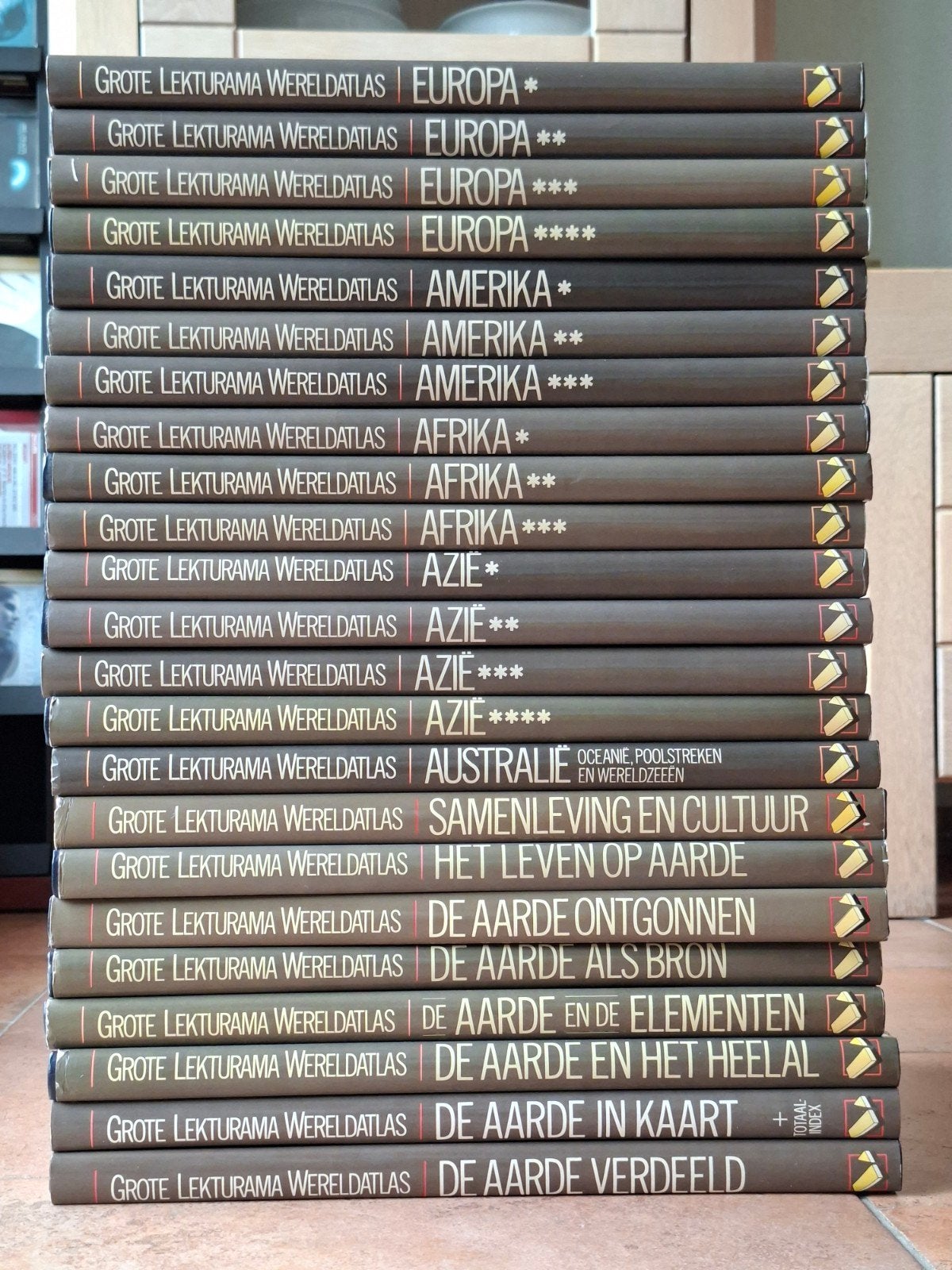 Grote Lekturama Wereldatlas, Boeken, Encyclopedieën, Complete serie, Spectrum, Algemeen, Ophalen