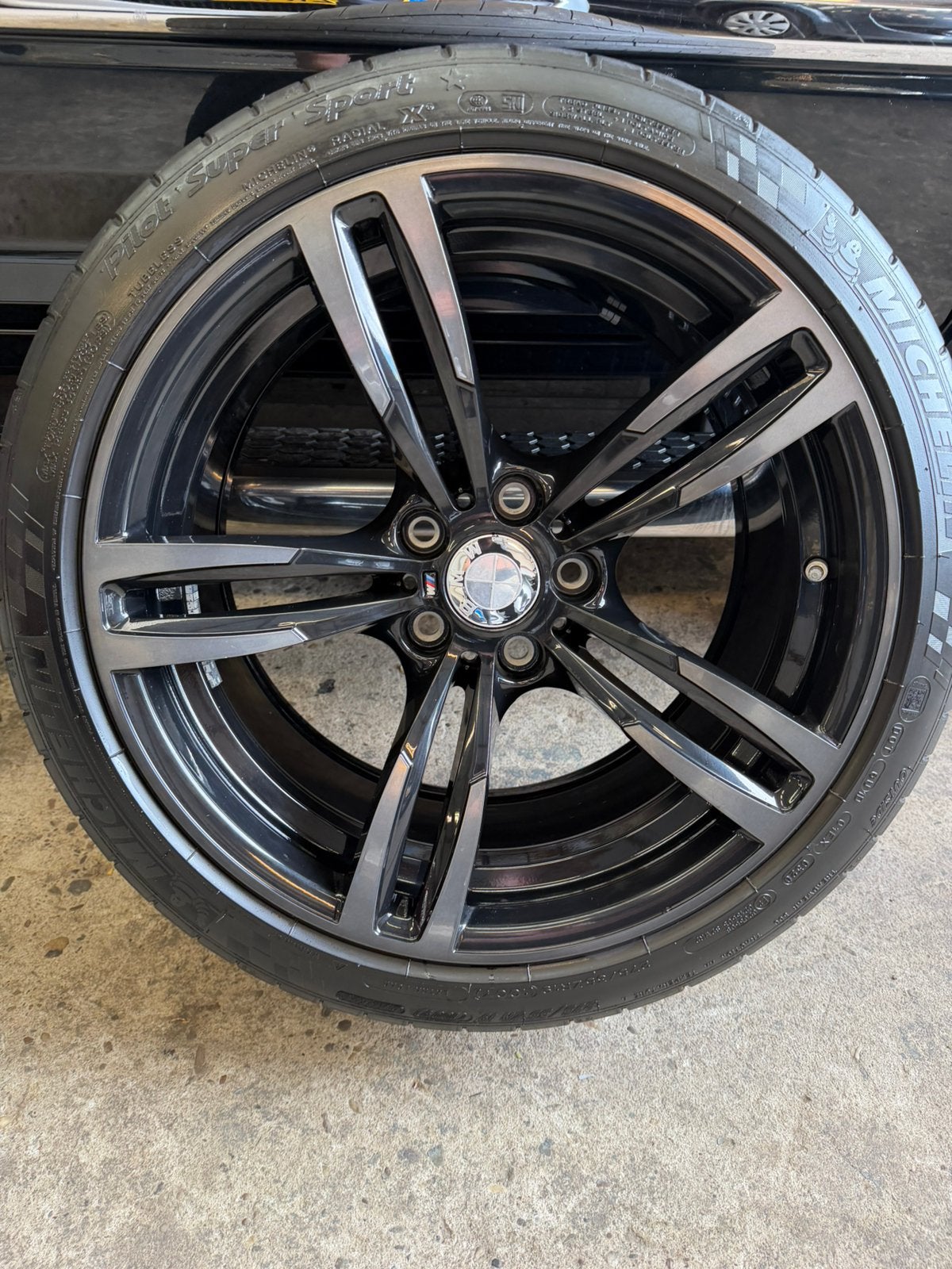 BMW M4 velgen set compleet , breedset F82, Auto-onderdelen, Banden en Velgen, 275 mm, Banden en Velgen, Zomerbanden, Ophalen