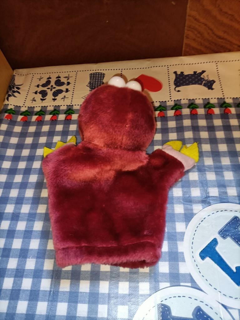 Mol handpop rood 23 cm groot, Ophalen of Verzenden, Zo goed als nieuw, Overige typen