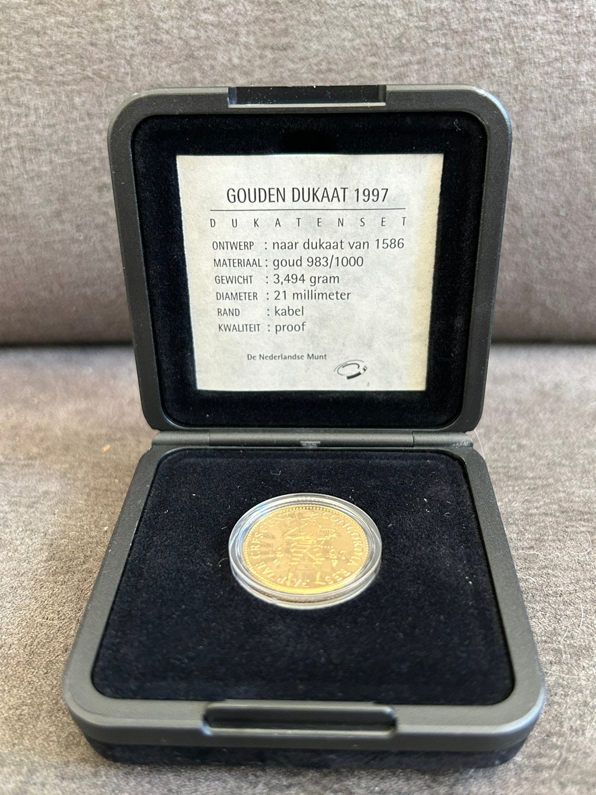 Enkele gouden dukaat 1997, Ophalen, Losse munt, Goud