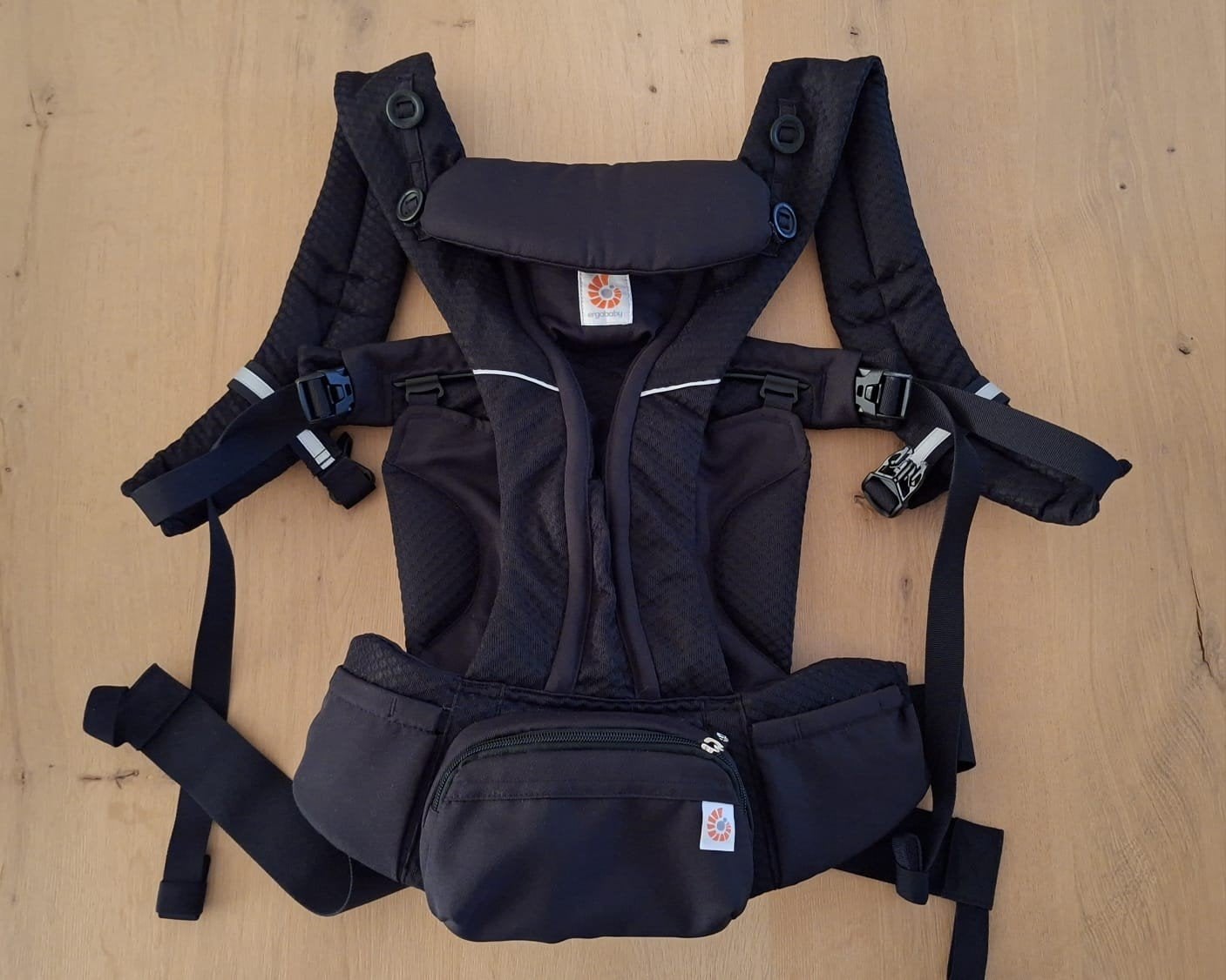 Ergobaby Omni Breeze 360 Onyx black, Kinderen en Baby's, Babydragers en Draagdoeken, Ophalen of Verzenden, Zo goed als nieuw, Draagzak