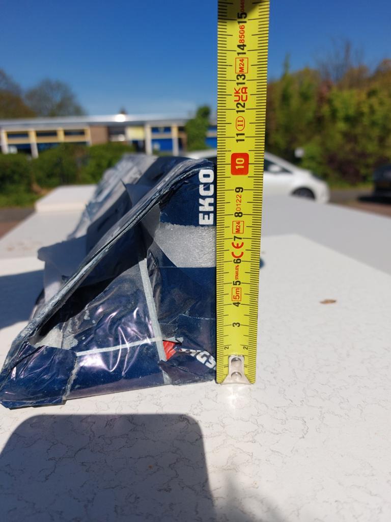 Stalen latei 1100x100x100.10 mm dik gecoat 9005!, Doe-het-zelf en Verbouw, Ophalen, Nieuw, Wit, Lak