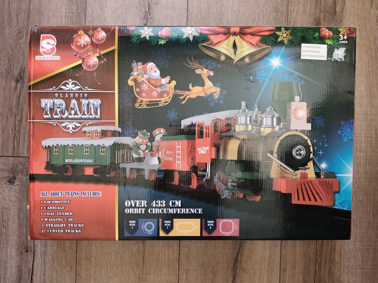 Kerst trein voor bv om de boom, Ophalen