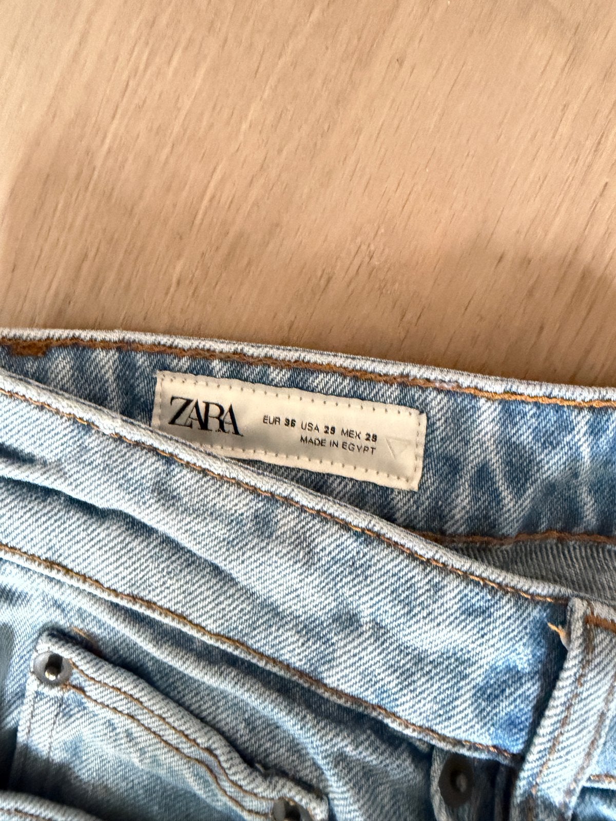 Zara wide leg jeans maat 38, Ophalen of Verzenden, Zo goed als nieuw, Blauw