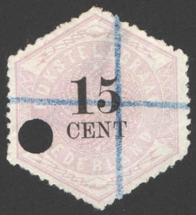 Nederland Telegramzegel 5 gestempeld, Postzegels en Munten, Postzegels | Nederland, Ophalen of Verzenden, T/m 1940, Gestempeld