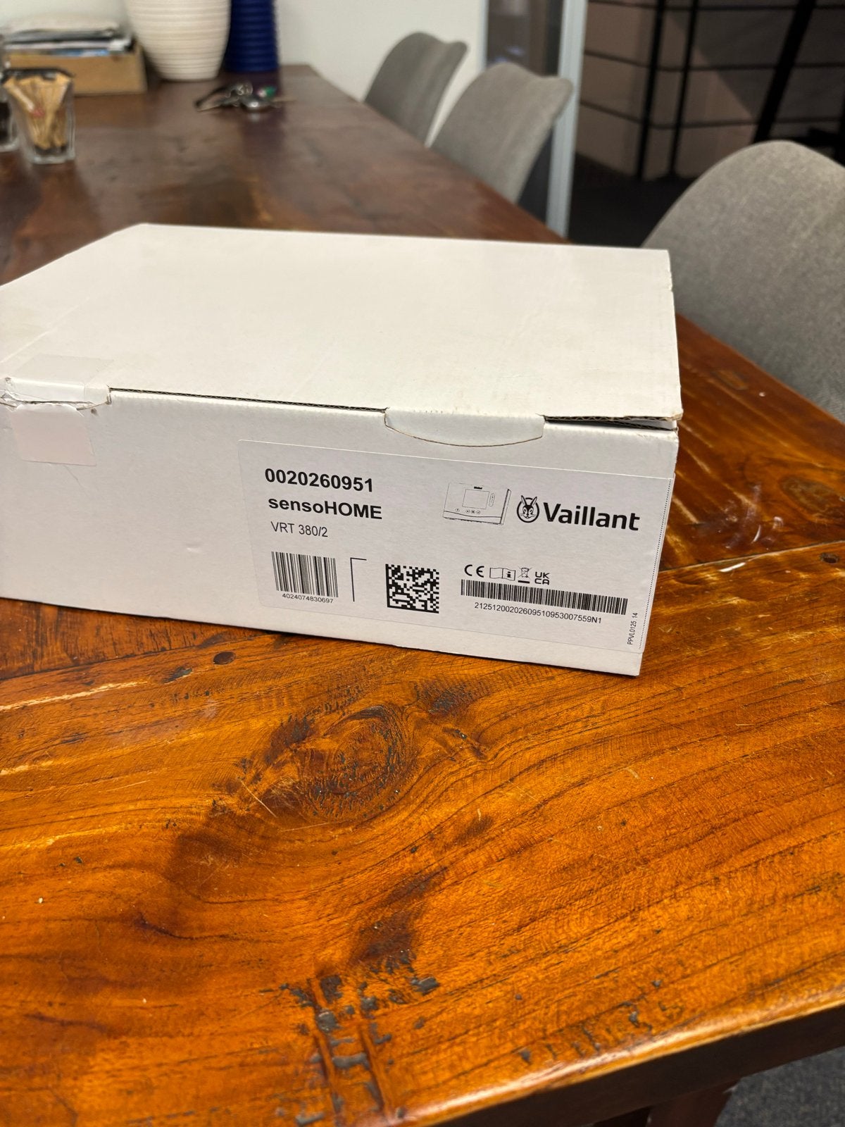 Vaillant sensoHOME VRT380 slimme thermostaat, Ophalen of Verzenden, Slimme thermostaat, Nieuw