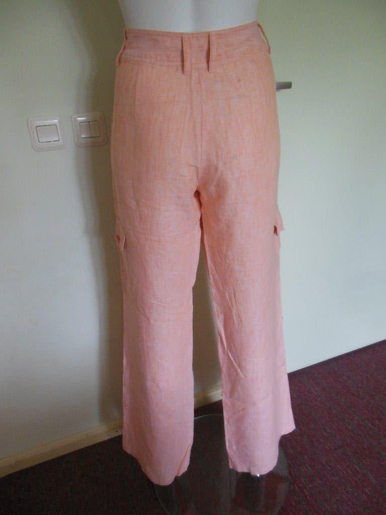 Biaggini rose abricot linnen zomerpantalon mt. 40, Kleding | Dames, Broeken en Pantalons, Ophalen of Verzenden, Zo goed als nieuw
