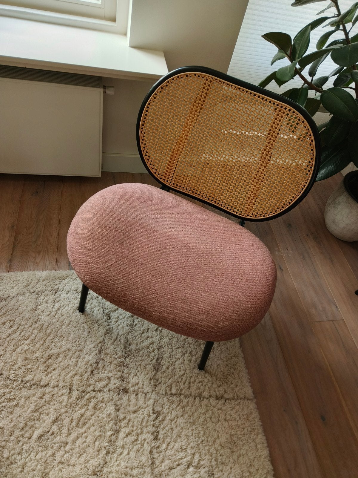 Zuiver Fauteuil Spike met webbing, Ophalen, Zo goed als nieuw, Rond, 60 cm of meer