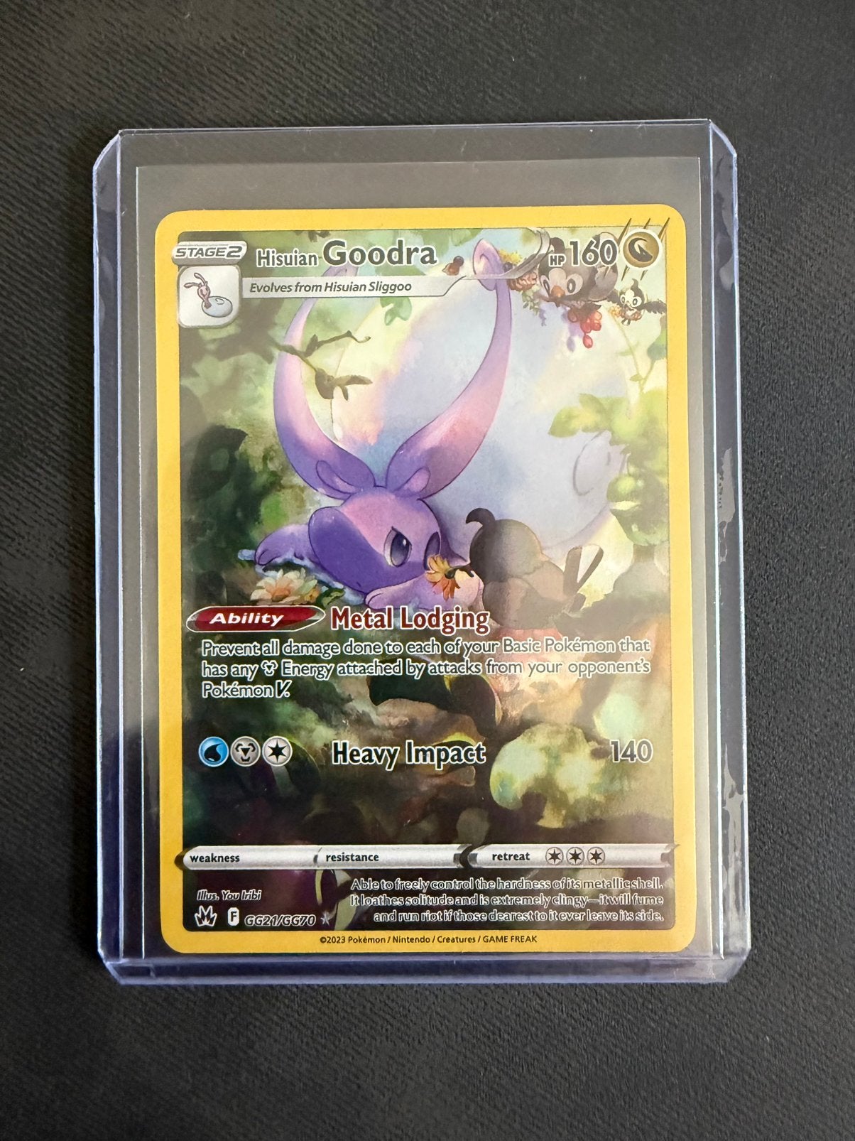 Hisuian Goodra #GG21/GG70, Ophalen of Verzenden, Zo goed als nieuw
