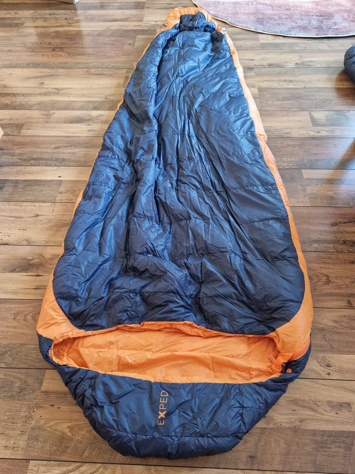 2 slaapzakken (mummy) merk Exped type Comfort 0, Caravans en Kamperen, Slaapzakken, Ophalen of Verzenden, Zo goed als nieuw
