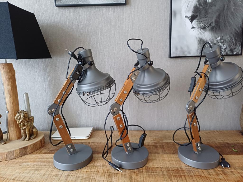 3 Bureaulampen, Ophalen of Verzenden, Minder dan 50 cm