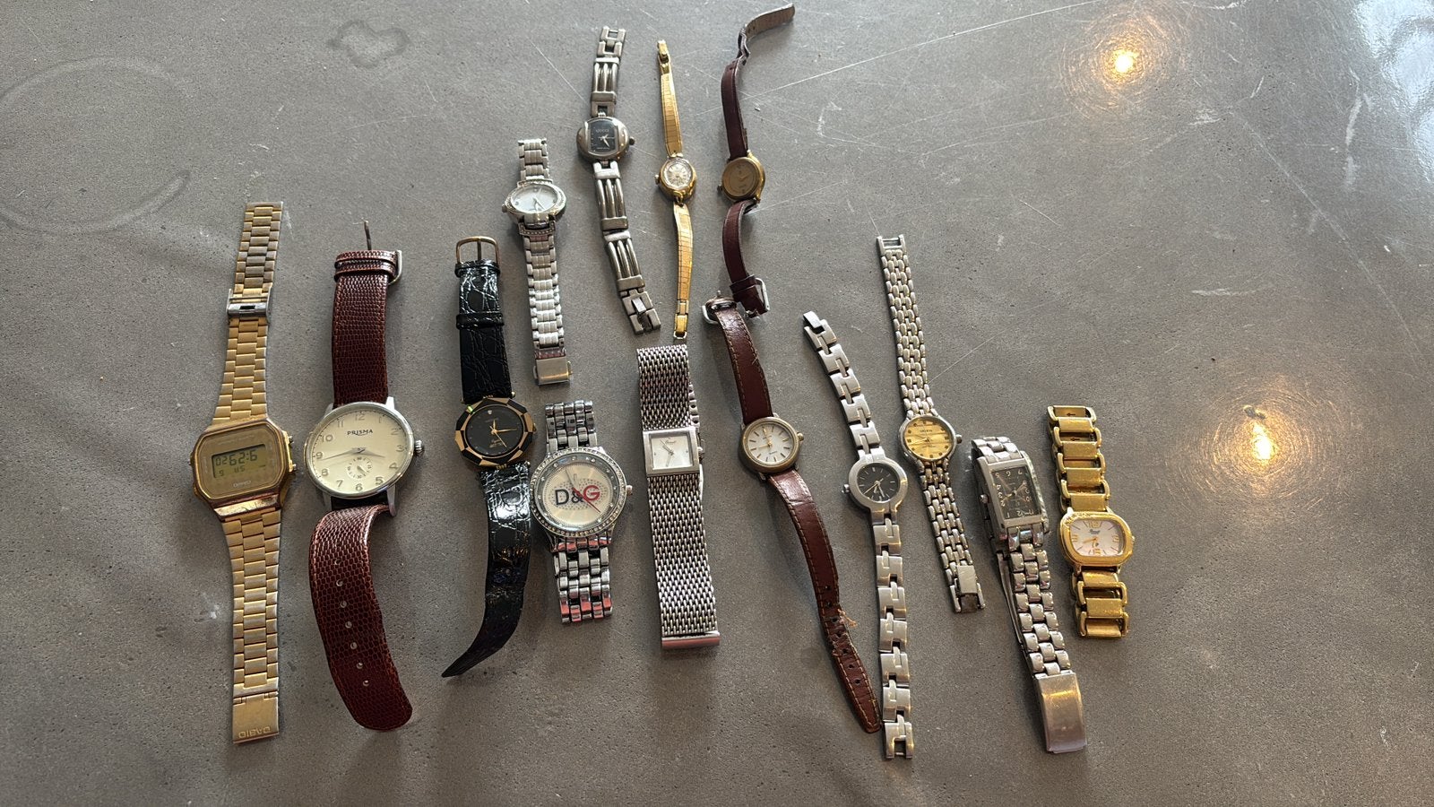 Partij horloges - dames en heren, Ophalen of Verzenden, Staal, Seiko, 1960 of later