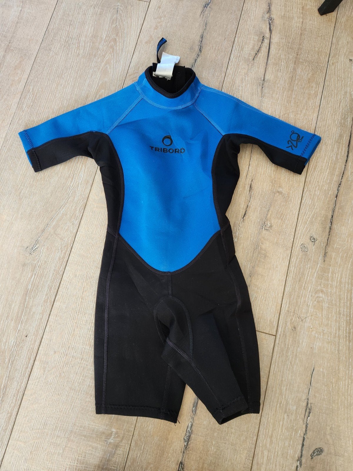 Shorty zomer wetsuit Tribord Decathlon 125 - 132, Watersport en Boten, Wetsuit, Kind, Ophalen of Verzenden, Zo goed als nieuw