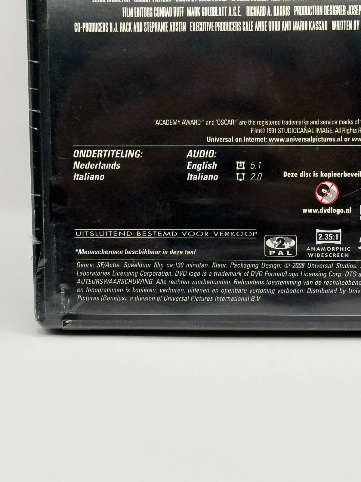 Dvd Terminator 2: Judgment Day origineel NLO NIEUW - 010, Cd's en Dvd's, Engels, Vanaf 16 jaar, Verzenden, Nederlands