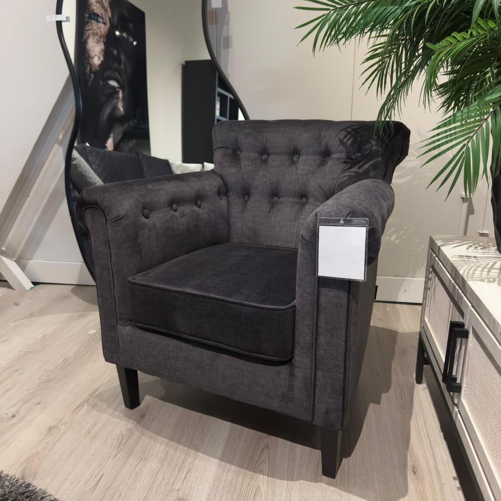UrbanSofa showroom sale fauteuil Venetië, Ophalen, Zo goed als nieuw, 75 tot 100 cm, Stof