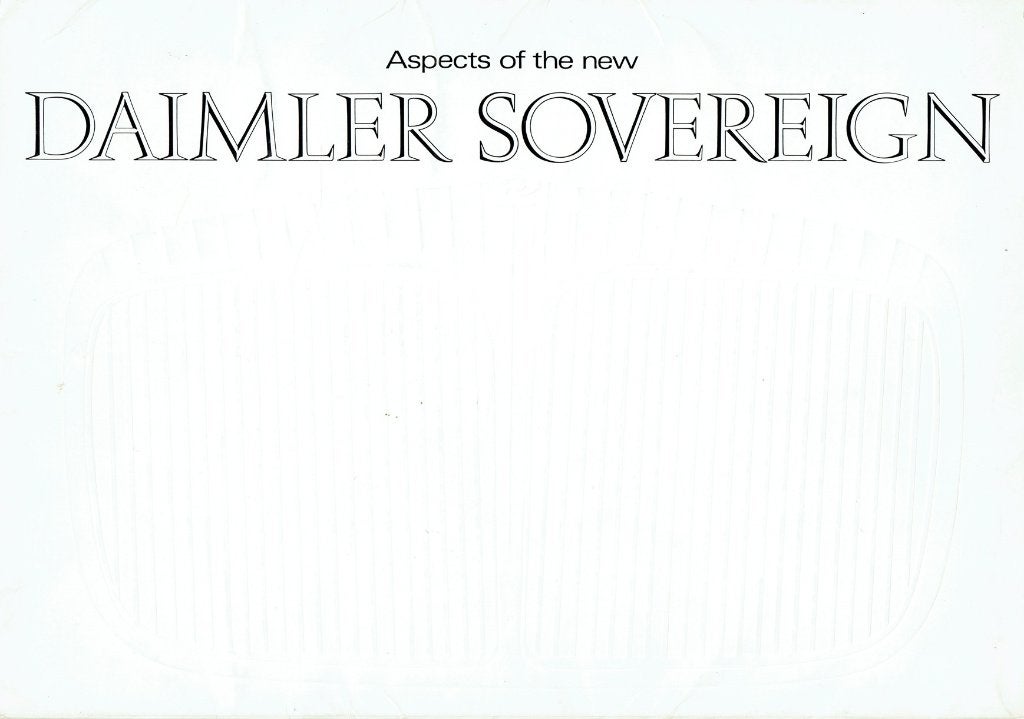 Folder Daimler Sovereign (ca.1969), Verzenden, Gelezen, Overige merken