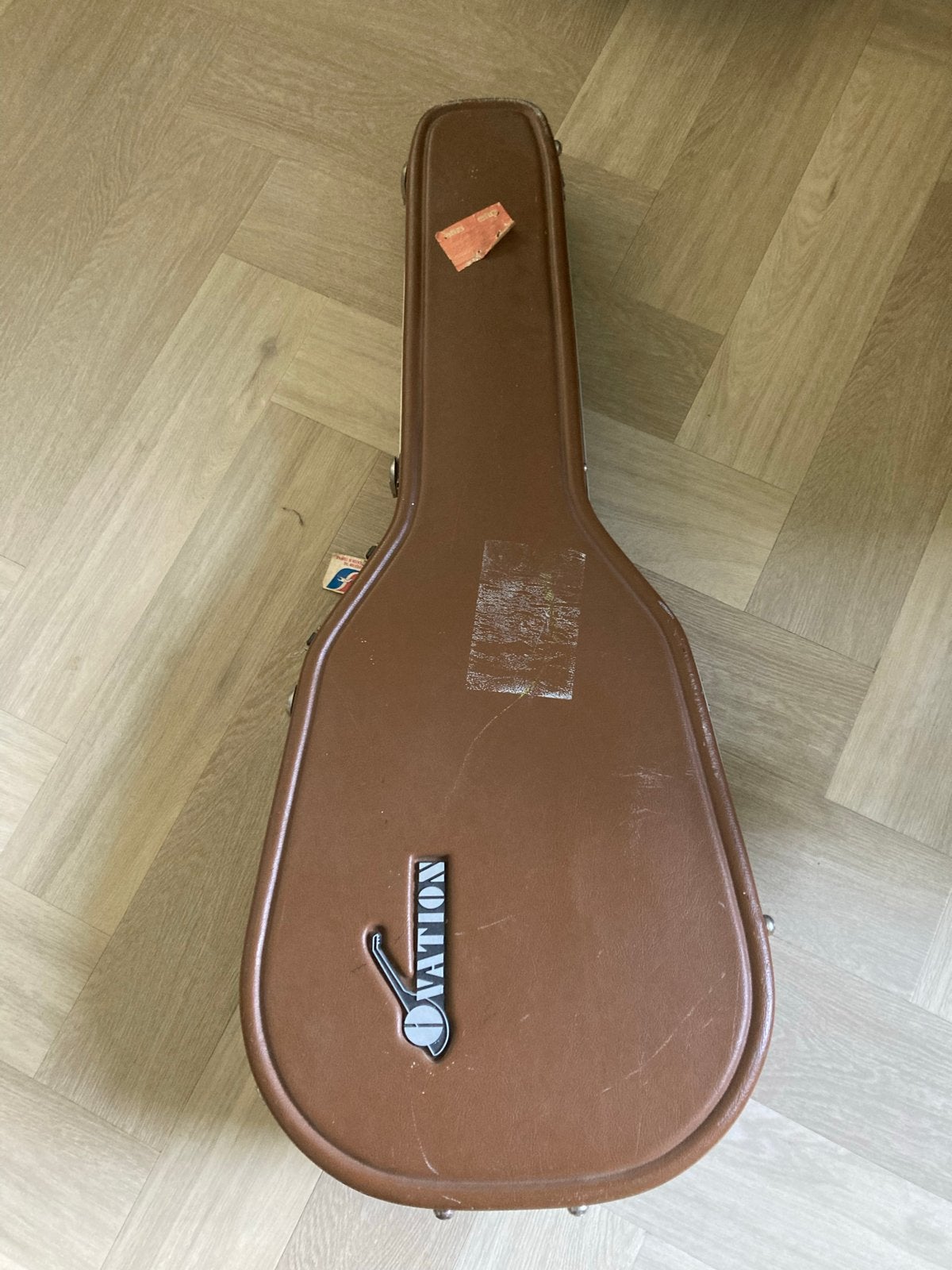 Vintage Ovation Gitaarkoffer - Gebruikt maar functioneel, Ophalen, Gebruikt, Akoestische gitaar