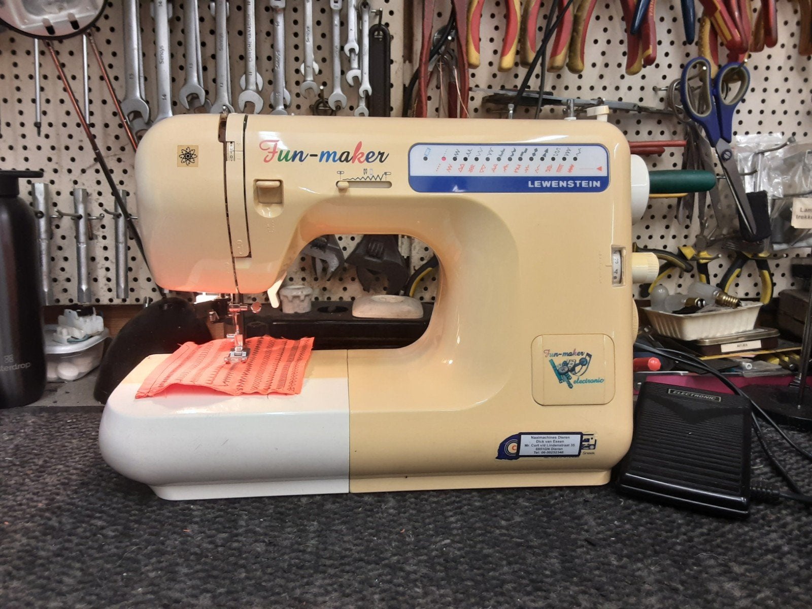 LEWENSTEIN FUN-MAKER MODEL 976, Hobby en Vrije tijd, Naaimachines en Toebehoren, Ophalen of Verzenden, Gebruikt, Naaimachine, Overige merken