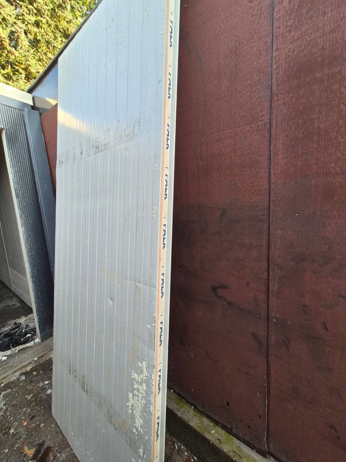 Isolatiepaneel 2,50m hoog, 10cm dik, Doe-het-zelf en Verbouw, Hout en Planken, Ophalen, Gebruikt, Overige typen, 250 tot 300 cm