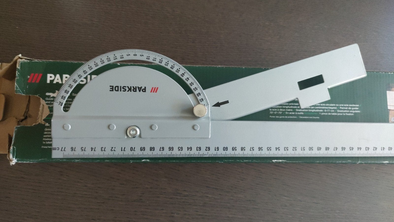 Parkside Hoekzaaggeleider 70cm, Ophalen of Verzenden, Zo goed als nieuw