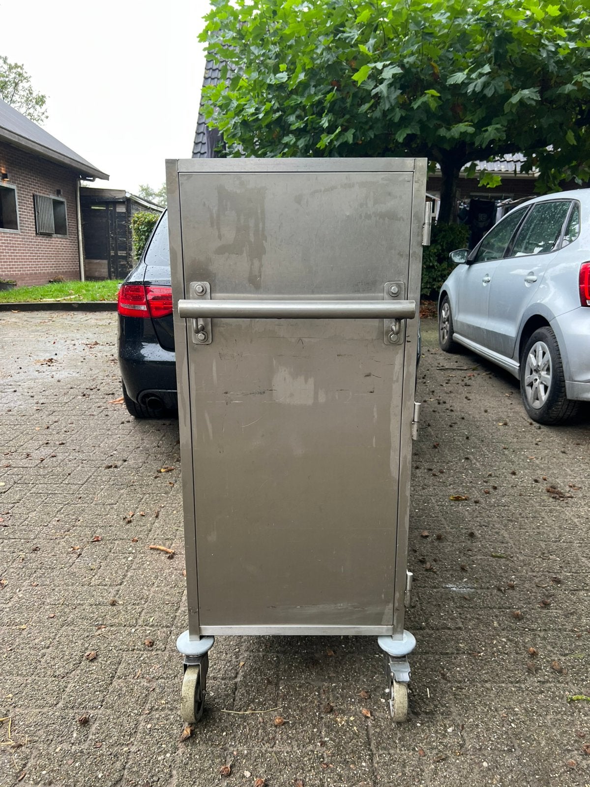 zadelkast Concours kast RVS, Dieren en Toebehoren, Ophalen, Zo goed als nieuw