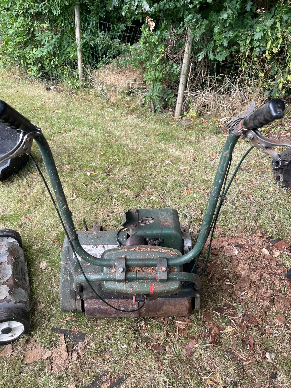 Oude motormaaier, Tuin en Terras, Grasmaaiers, Ophalen, Zo goed als nieuw