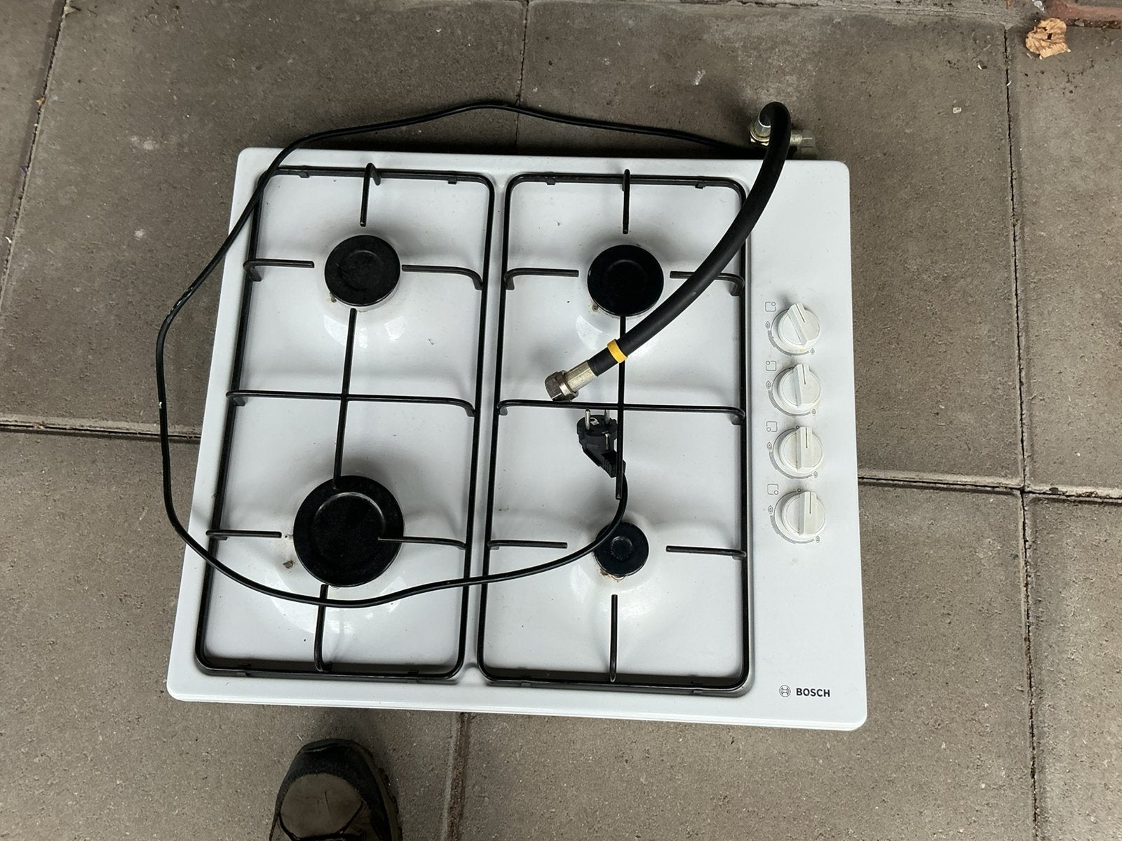Opzet gaskookplaat, Witgoed en Apparatuur, Ophalen, 4 kookzones, Zo goed als nieuw, Gas