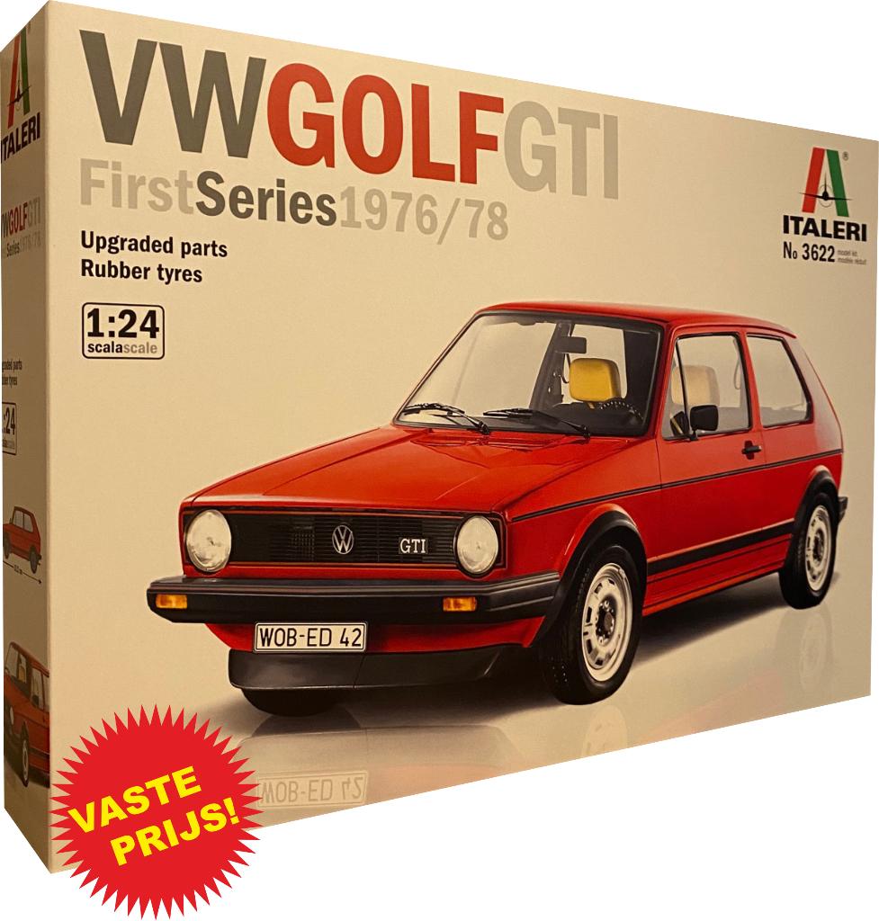 Volkswagen Golf GTI First Series '76-'78 (Italeri 3622) 1/24, Groter dan 1:32, Nieuw, Ophalen of Verzenden, Italeri