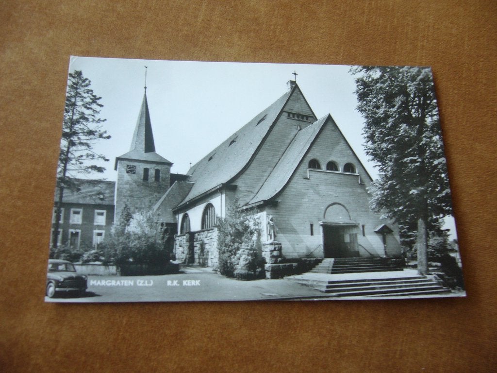 MARGRATEN  Z.L.  =  R.K. KERK, Ophalen of Verzenden, 1940 tot 1960, Gelopen, Limburg